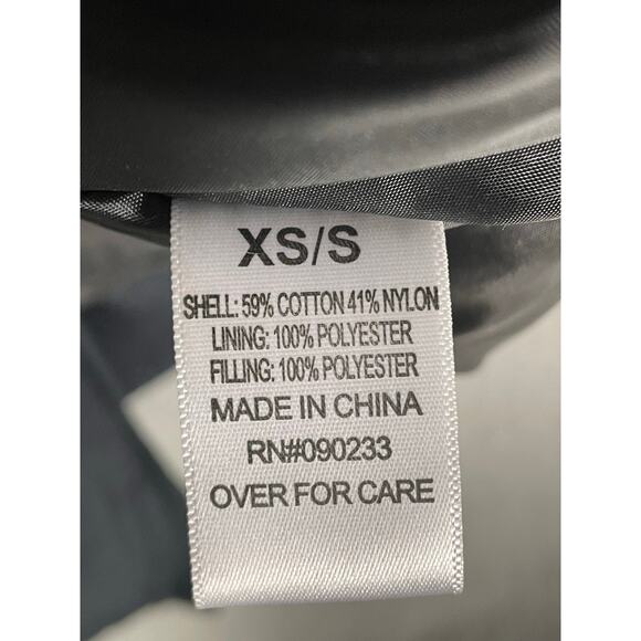 Playboy by PacSun Black Bomber Jacket XS/S Logo Back Spell Out Cotton Blend - Picture 7 of 12